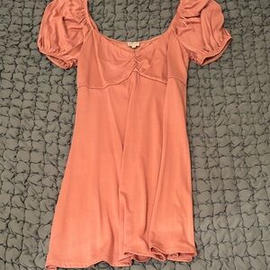 NWT Francesca's Collections Peachish Nude Pink Dress